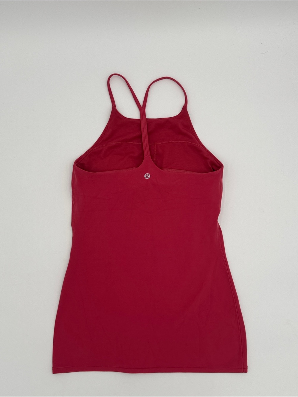 lululemon athletica pink/Red high neck Racerback Tank Top
